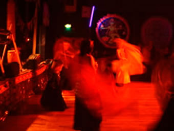 bellydancers at Kissmet gig at Narberth Queens Hall